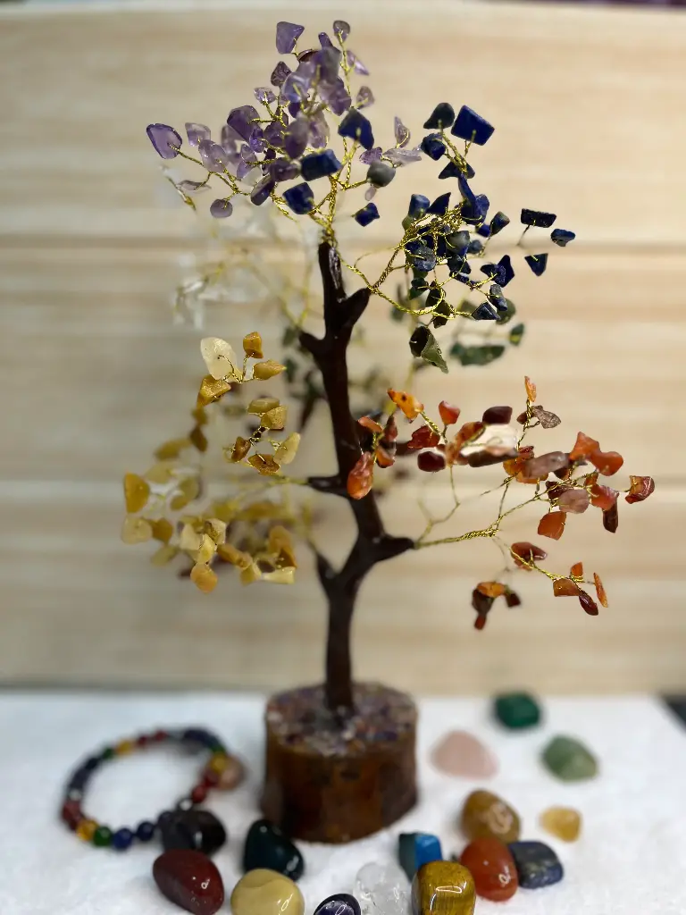 7 Chakra Crystal Tree (300 Beads)