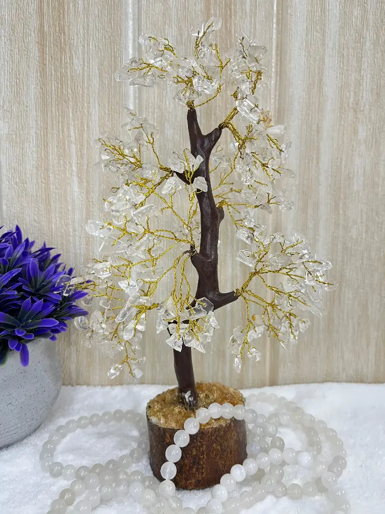 Clear Quartz Crystal Tree (300 Beads)