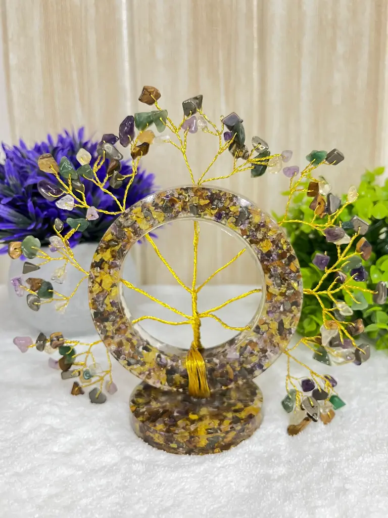 7 Chakra Orgone Tree (100 Beads)
