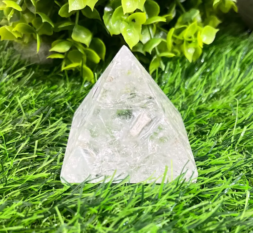Clear Quartz Crystal Pyramid