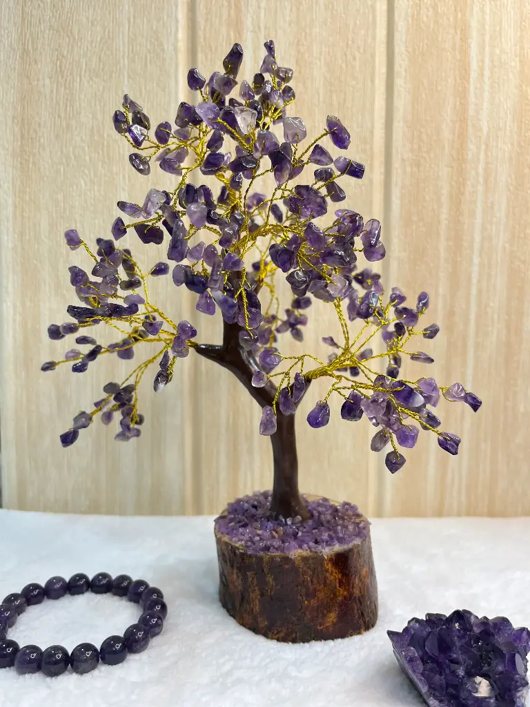 Amethyst Crystal Tree (300 Beads)