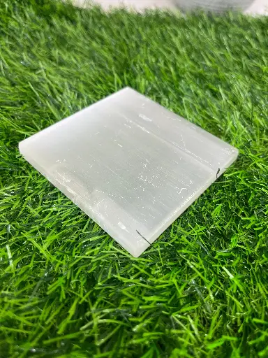 [Plate] Selenite Plate For Charging Crystals